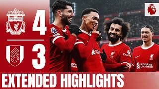 Mac Allister Endo amp Trent Score 4 FANTASTIC Goals Liverpool 43 Fulham  Extended Highlights [upl. by Ahsirkal166]