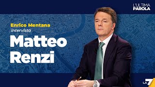 Elezioni europee 2024  Enrico Mentana intervista Matteo Renzi [upl. by Tamsky]