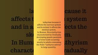 LATHYRISM amp BOAA communitymedicine aiapgetmcq pulse paralysis potli3079 [upl. by Sylvie]