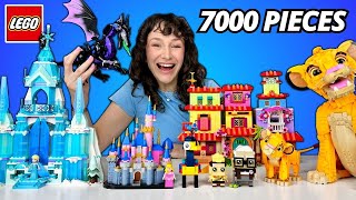 Building Disney LEGO Sets for 24 Hours [upl. by Ajnin35]