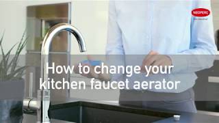 How to change your kitchen faucet aerator [upl. by Fanny]