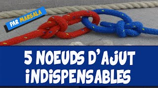 5 Noeuds dajut indispensables Noeuddajut Noeud pour relier 2 cordages [upl. by Danyette861]