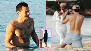 Harry Styles Spends Holiday on Megayacht With Best Friend James Corden and Girlfriend Taylor Russell [upl. by Durston831]