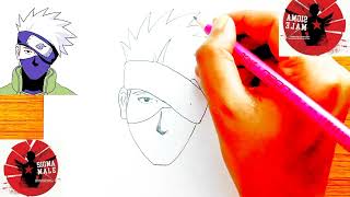 kakashi face drawing [upl. by Raymund624]