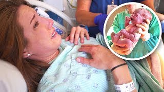 Emotional Live Birth Vlog of Our Baby Girl [upl. by Crean182]