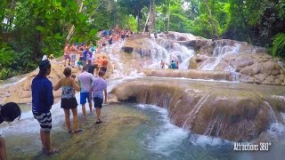 HD Climbing Dunns River Falls  Jamaicas most famous Falls [upl. by Esilenna]