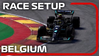 F1 23 BELGIUM Qualify Lap  Race Setup 140187 [upl. by Norry]