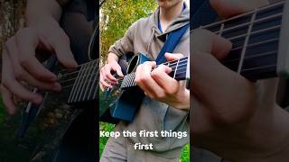 First things First acoustic guitar cover Consumed by Fire shorts fingerstyle guitar [upl. by Yaresed771]