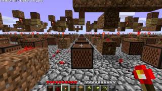 Minecraft Note Blocks  Indiana Jones Raiders March [upl. by Adiaj]