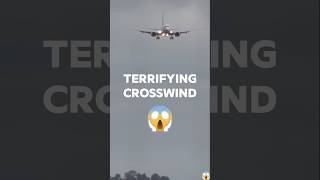 Terrifying CROSSWIND landing😱 [upl. by Hurley677]