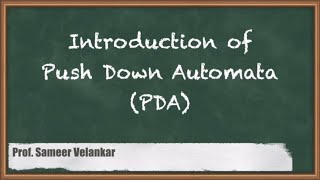 Introduction of Push Down Automata PDA  CFL and PDA  Theory Of Computation  GATE CSE [upl. by Kramer]