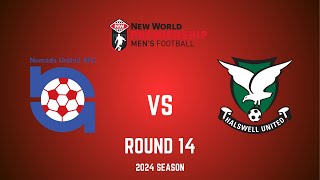 NOMADS UNITED vs HALSWELL UNITED  CANTERBURY PREMIER LEAGUE FOOTBALL  ROUND 14  2024 [upl. by Cyrilla]