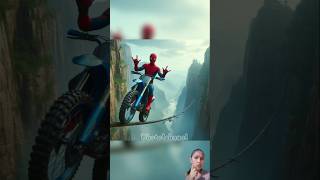 Trail bike who is best Spiderman vs venom vs supermanspidermanmarvel [upl. by Ellehcrad]