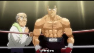 TAKAMURAS KO PROCLAMATION VS HAWK Eng Sub  Hajime no Ippo New Challenger Ep 22 [upl. by Talbert]