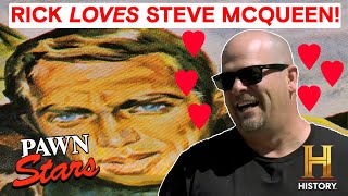 Pawn Stars Ricks Top 6 Steve McQueen Items of All Time [upl. by Irene]