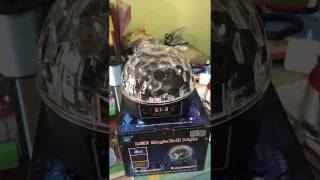 Demo of LED Magic Ball Big Dipper L010  Berklyn electronics Manila [upl. by Eimot]