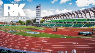 Inside the OREGON DUCKS 270000000 TRACK amp FIELD Facility  Royal Key [upl. by Anaila]