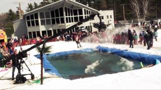 WBZ Meteorologist Joe Joyce attends Nashoba Valley Ski Areas March Meltdown [upl. by Millhon]