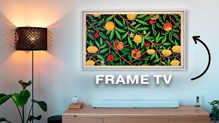 Samsung Frame TV 2024 – Still Worth Buying Review amp Tour [upl. by Yemarej]