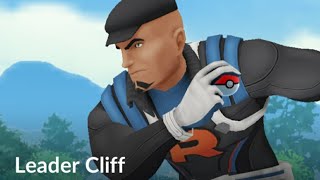 How to defeat Leader Cliff in Pokémon GO [upl. by Suiremed]