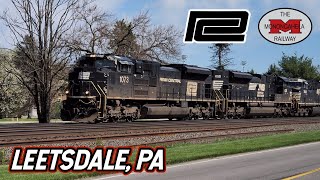 Penn Central amp Monongahela Heritage Units  Leetsdale PA [upl. by Aneleairam]