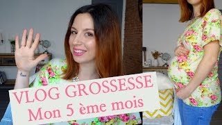 10  VLOG GROSSESSE Mon 5 ème mois de grossesse [upl. by Oicneserc226]