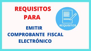 COMO DESCARGAR COMPROBANTE FISCAL ELECTRONICO  REQUISITOS PARA EMITIR COMPROBANTE ELECTRONICO eCF [upl. by Hsotnas507]