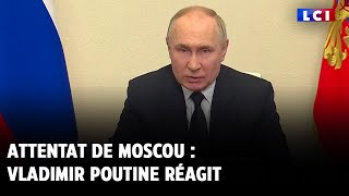 Attentat de Moscou  Vladimir Poutine réagit [upl. by Shulamith]