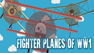 These Were The Best Fighter Planes of WW1 SPAD XIII Se5a Fokker Dr1 Triplane [upl. by Onairot]