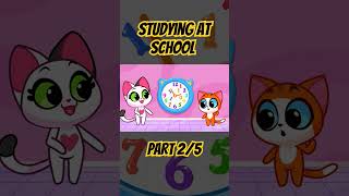 School Learning 🏫 Baby Educational Story 😻 Part 25  PurrPurr Joy ✨ [upl. by Cirdor]