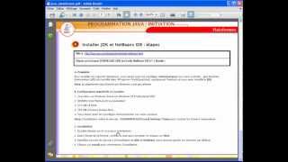 Video Java  installer le JDK et NetBeans [upl. by Funda]