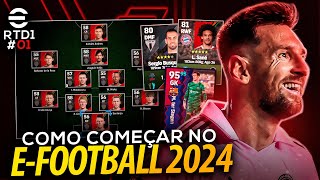 ✅COMO COMEÇAR NO EFOOTBALL 2024  RTD1 EPISODIO 1 [upl. by Asia]