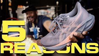 5 Reasons To Try Asics Novablast 5 [upl. by Foster264]