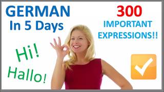 Learn German in 5 Days  Conversation for Beginners [upl. by Malvia]