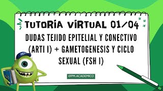 Dudas Tejido EpitelialConectivo y GametogénesisCiclo Sexual Femenino  PARTE 1 [upl. by Neelra]