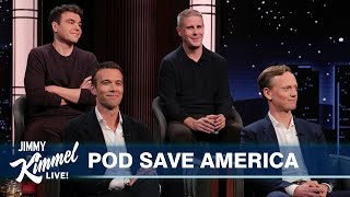 Pod Save America Hosts on Trump Winning the Election Kamala Conceding amp PostPandemic Inflation [upl. by Ludie]