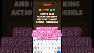 How to beat procrastination and start taking action memefi code memefi [upl. by Llewellyn]