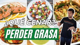 15 CENAS SALUDABLES para BAJAR de PESO FÁCILES🍜📉  Perder grasa en MUJERES💜 [upl. by Ivanah]