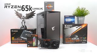 VLOG UNBOXING  Php65k Aorus Ryzen Gaming PC Build ft AMD FreeSync2 amp AMD StoreMI [upl. by Rusty]