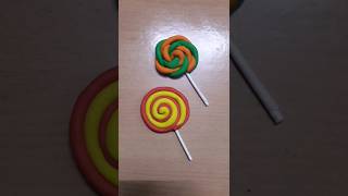 Clay art satisfying amp creative dough shortvideo viralvideo youtubeshorts shortfeed lollipop [upl. by Hamimej]