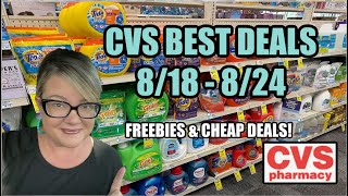 CVS BEST DEALS 818  824  FreebiesMoneyMakers amp More [upl. by Sheply]