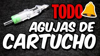 ✅ AGUJAS DE CARTUCHO PARA TATUAR ■ Tipos características clases [upl. by Aronaele]