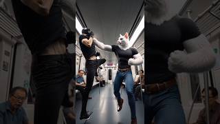 Dad Cat save his son from terrorist 🙀 cat catsoftiktok shortsfeed trendingshorts viralshorts [upl. by Entruoc]