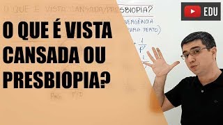 O que é vista cansada Presbiopia Vamos aprender óptica da visão [upl. by Nnyre]