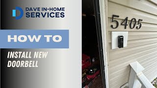 How To wire amp install A New Wired Doorbell StepByStep explorepage handyman trending doorbell [upl. by Lamahj]