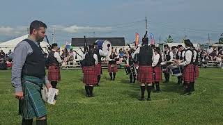 Capital District Scottish Games 2024  Mohawk Valley Frasers Pipe Band [upl. by Aicitan]