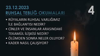 RÜYALAR NEDİR  ÖLÜM SONRASI HAYAT  CİNLER VE İNSANLAR  RUHSAL TEBLİĞLER [upl. by Romine]