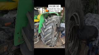 Alliance Agristar II R1W fitted for Deutz fahr 70HP Rear Tires169R30 [upl. by Piefer552]