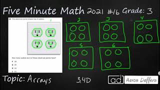 3rd Grade STAAR Practice Arrays 34D  2 [upl. by Weathers608]