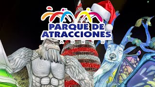 4K NAVIDAD PARQUE DE ATRACCIONES DE MADRID 2023 [upl. by Tterab]